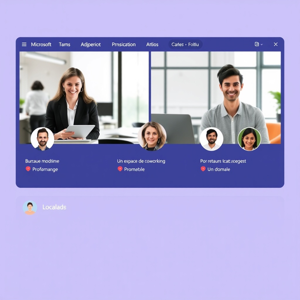 Microsoft Teams affiche votre lieu de travail : impact sur le travail 